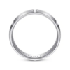 14K Gold 6mm – Satin Carved Station Men’s Wedding Band Gabriel 63