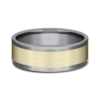 14K Gold and Tantalum 8mm – Satin Men’s Wedding Band Ammara Stone 28