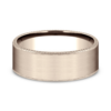 14K Gold 8mm – Satin Riveted Men’s Wedding Band Benchmark 52