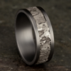14K Gold and Tantalum 8mm – Wall Fracture Men’s Wedding Band Ammara Stone 43