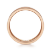 14K Gold 6mm – Sandblast Vertical Etching Men’s Wedding Band Gabriel 42