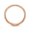 14K Gold 7mm – Horizontal Brush Grooved Men’s Wedding Band Gabriel 50