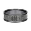 14K Gold and Tantalum 8mm – Wood Split Men’s Wedding Band Ammara Stone 65