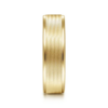 14K Gold 6mm – Diagonal Brushed Finish Men’s Wedding Band Gabriel 47