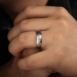 14K Gold 6mm – Hammered Finish Men’s Wedding Band Gabriel 26