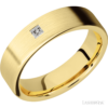 14K Gold 6mm – Satin Diamond Men’s Wedding Band Lashbrook 11