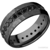 Zirconium 8mm – Black Diamond Eternity Men’s Wedding Band Lashbrook 11