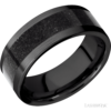 Zirconium and Dinosaur Bone 8mm – Men’s Wedding Band Lashbrook 11