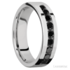 Cobalt Chrome 6mm – Black Diamond Men’s Wedding Band Lashbrook 12