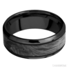 Zirconium and Swirled Carbon Fiber 8mm – Men’s Wedding Band Lashbrook 10