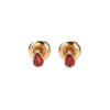 14K Yellow Gold Studs with .29ctw Pear Rubies Earrings 7