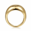 14K Yellow Gold High Polish Dome Ring Size 6.5 Fine Jewelry 20