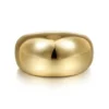 14K Yellow Gold High Polish Dome Ring Size 6.5 Fine Jewelry 16