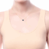 14K Yellow Gold East-West Pendant with .93ct Oval Blue Sapphire & .11ctw Diamond Halo 17.5″ Fine Jewelry 11