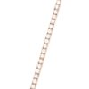 14K Rose Gold Tennis Bracelet with 6.72ctw Round Diamonds 7″ Bracelets 8