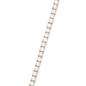 14K Rose Gold Tennis Bracelet with 6.72ctw Round Diamonds 7