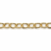 14K Yellow Gold Hollow Tube Bracelet with Bujukan Links 7.5″ Bracelets 12