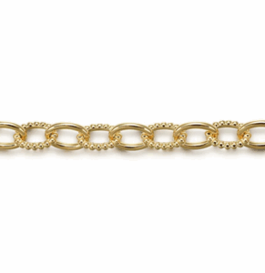 14K Yellow Gold Hollow Tube Bracelet with Bujukan Links 7.5″ Bracelets 6