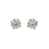 14K White Gold Solitaire Studs with 2.06ctw Round Diamonds (G/H, SI) Earrings 7