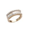14K Yellow Gold Ring with 1.75ctw Baguette & Round Diamonds Size 6.75 Fine Jewelry 8