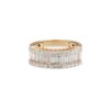 14K Yellow Gold Ring with 1.75ctw Baguette & Round Diamonds Size 6.75 Fine Jewelry 7