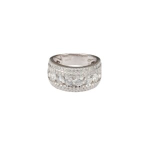 18K White Gold Ring with 2.65ctw Diamonds Size 6.5
