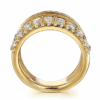 14K Yellow Gold Stackable Ring with 2.03ctw Baguette & Round Diamonds Size 6.5 Fine Jewelry 19