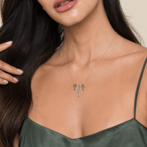 14K Two-Tone Necklace with .34ctw Diamonds 17.5