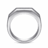Sterling Silver Men’s Band with .38ctw Round Black Spinel Size 10 Fine Jewelry 18