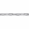 Sterling Silver Men’s Elongated Chain Bracelet 8″ Bracelets 12