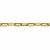 14K Yellow Gold Men’s Solid Elongated Chain Bracelet 8″ Bracelets 12