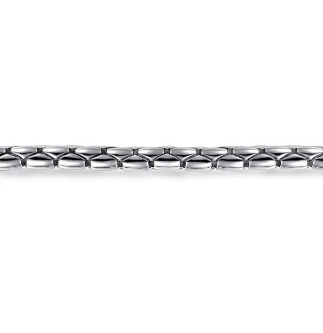 Sterling Silver Men’s Tubular Chain Bracelet 8″ Bracelets 3