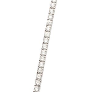 14K White Gold Tennis Bracelet with 6.16ctw Round Diamonds 7