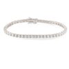 14K White Gold Tennis Bracelet with 5.32ctw Round Diamonds 7″ Bracelets 7