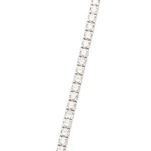 14K White Gold Tennis Bracelet with 5.32ctw Round Diamonds 7