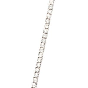 14K White Gold Tennis Bracelet with 6.16ctw Round Diamonds 7