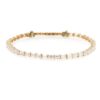 18K Yellow Gold Tennis Bracelet with 11.85ctw Emerald Cut Diamonds 7″ Bracelets 7