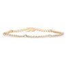 14K Yellow Gold Bezel Tennis Bracelet with 2.56ctw Round Diamonds 7″ Bracelets 7