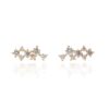 14K Yellow Gold Studs with .40ctw Diamonds Earrings 7