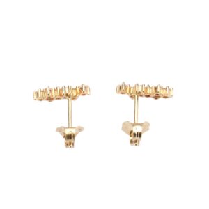 14K Yellow Gold Studs with .40ctw Diamonds