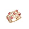 14K Yellow Gold Ring with 1.40ctw Rubies & .65ctw Diamonds Size 6.5 Fine Jewelry 8