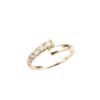 14K Yellow Gold Bypass Ring with .50ctw Diamonds Size 6.75 Fine Jewelry 8