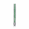 14K White Gold May Birthstone Eternity Ring with .38ctw Green Emeralds Size 6.5 Fine Jewelry 20