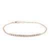 14K Rose Gold Bracelet with .82ctw Round Diamonds 6-7″ Bracelets 7