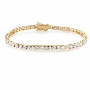 14K Tennis Bracelet with 4.75ctw Lab-Grown Round Diamonds 7″