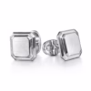 Men’s Sterling Silver Square Cufflinks Fine Jewelry 7