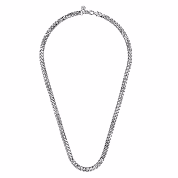 Men’s Sterling Silver 7mm Cuban Chain 22″ Fine Jewelry 13