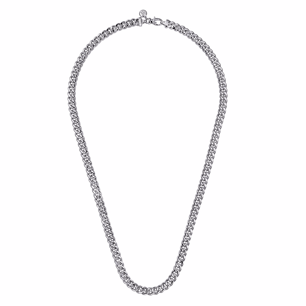 Men’s Sterling Silver 7mm Cuban Chain 22″ Fine Jewelry 3