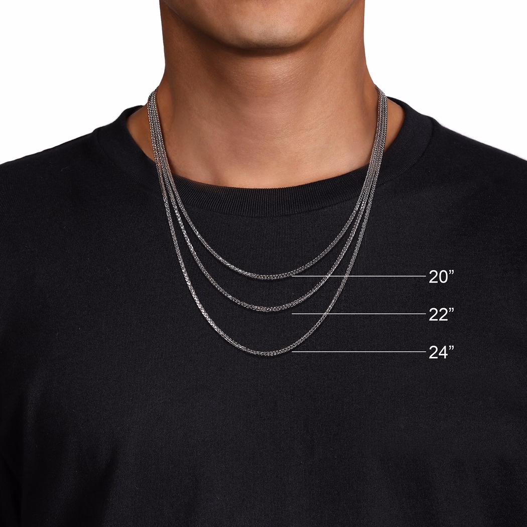 Men’s Sterling Silver 7mm Cuban Chain 22″ Fine Jewelry 5