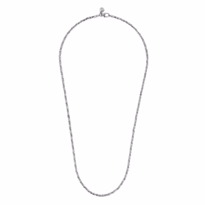 Men’s Sterling Silver 3.2mm Hollow Link Chain 24″ Fine Jewelry 8